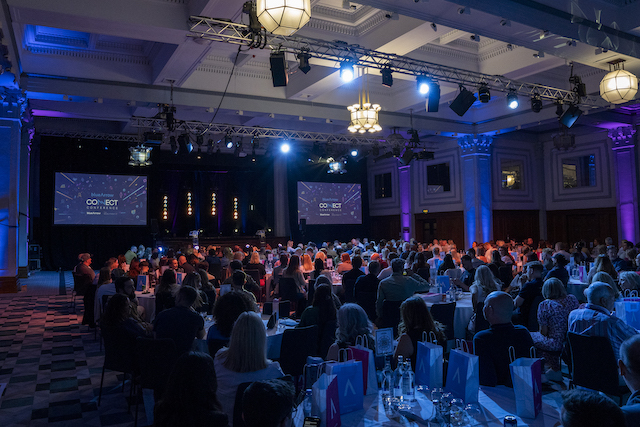 Bluearrow-13 conference room set up by a hybrid event planner