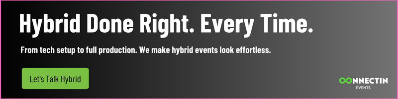 Hybrid event management services from ConnectIn Events