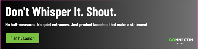 Product launch event management from ConnectIn Events